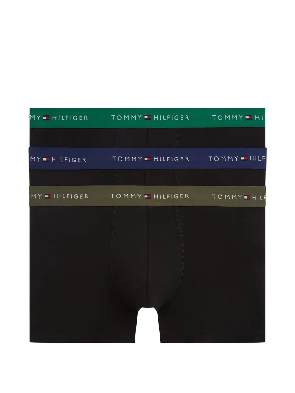 Tommy Hilfiger logo-waistband boxers (pack of three) - Nero