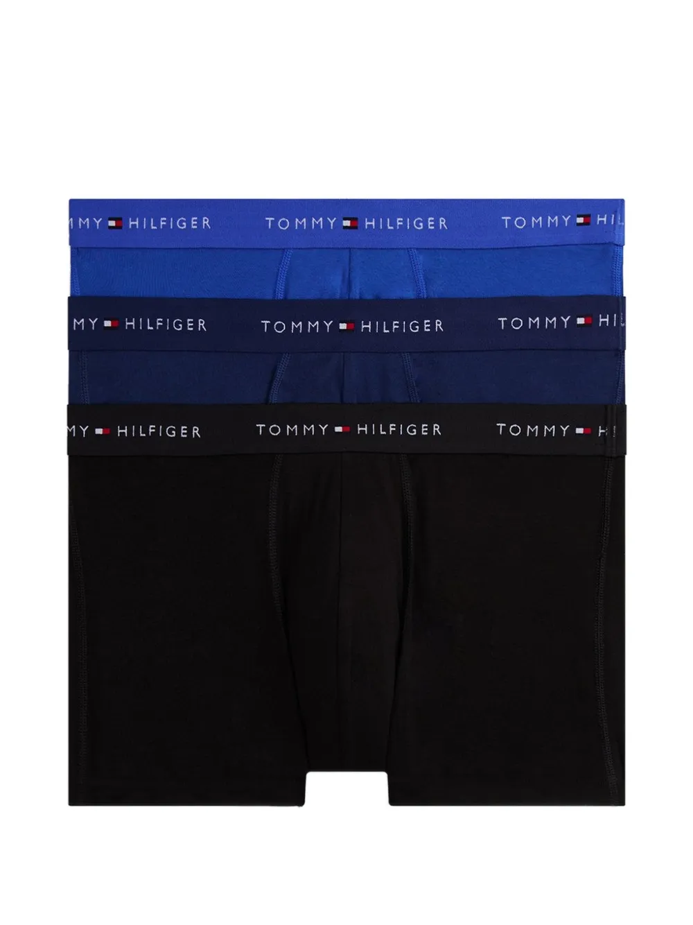 Tommy Hilfiger logo-waistband boxers (pack of three) - Blu