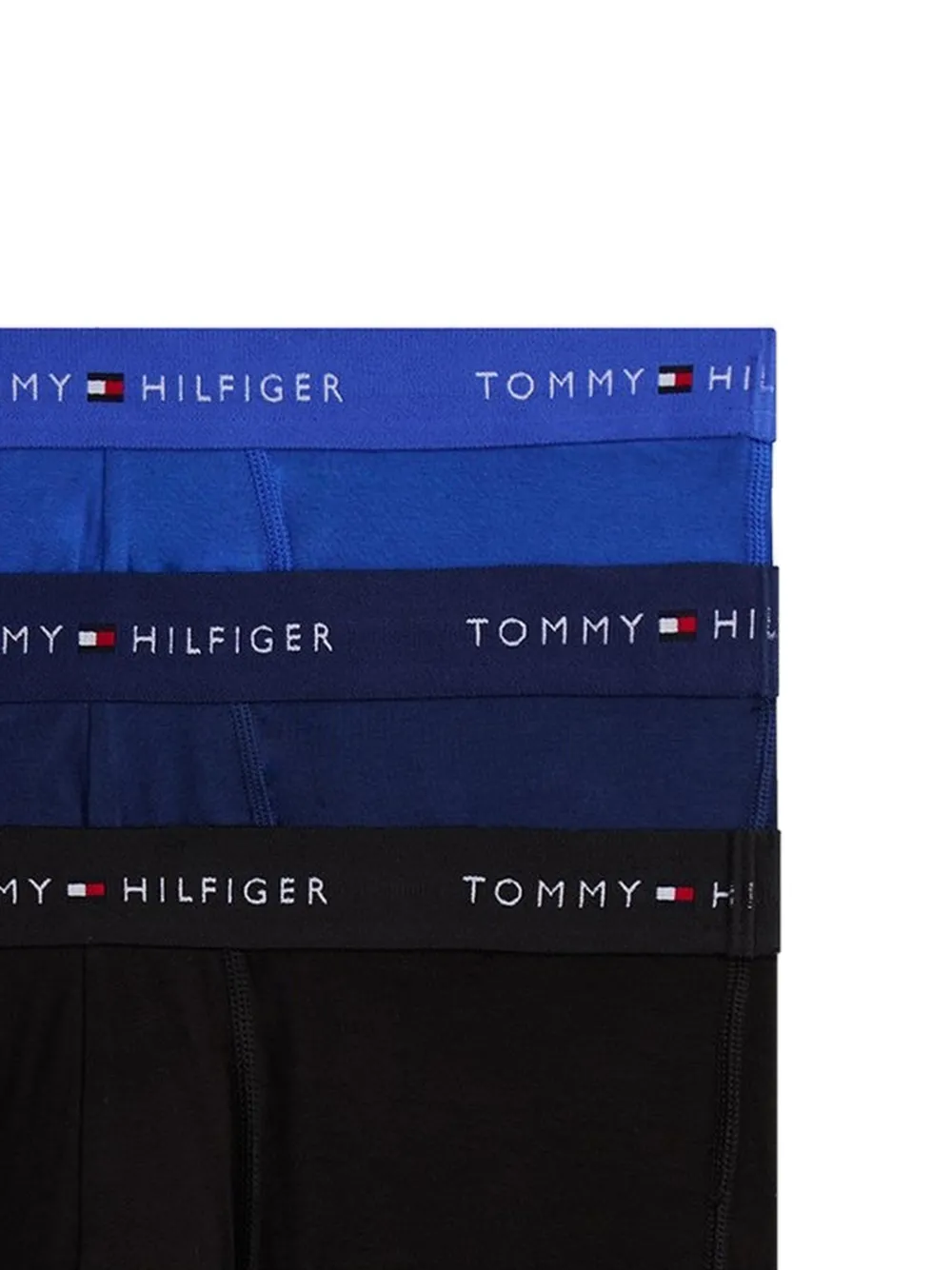 Tommy Hilfiger Drie boxershorts met logoband Blauw
