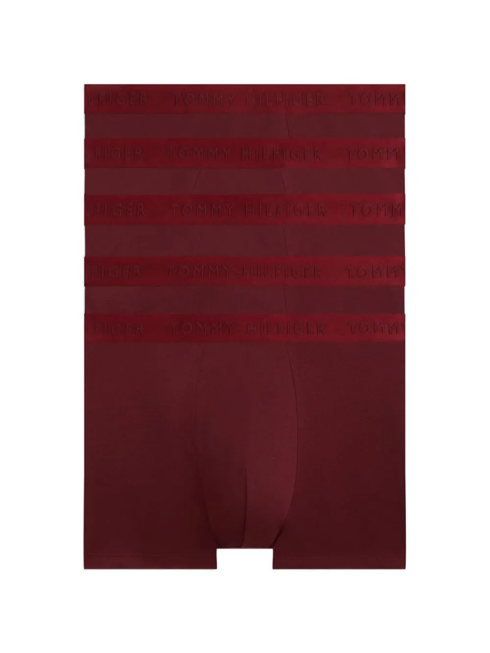 Tommy Hilfiger logo-waistband boxers (pack of three) - Rosso