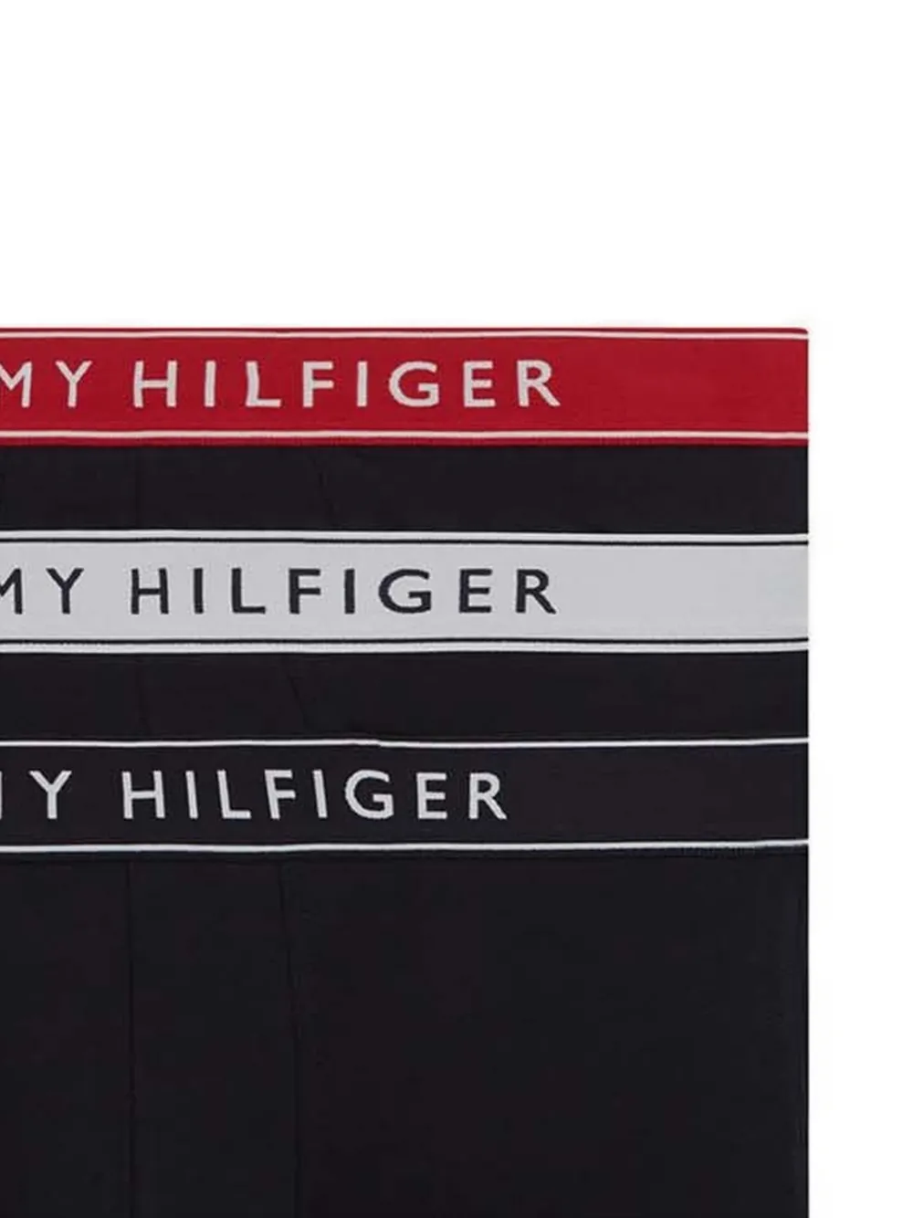 Tommy Hilfiger Drie boxershorts met logoband Zwart