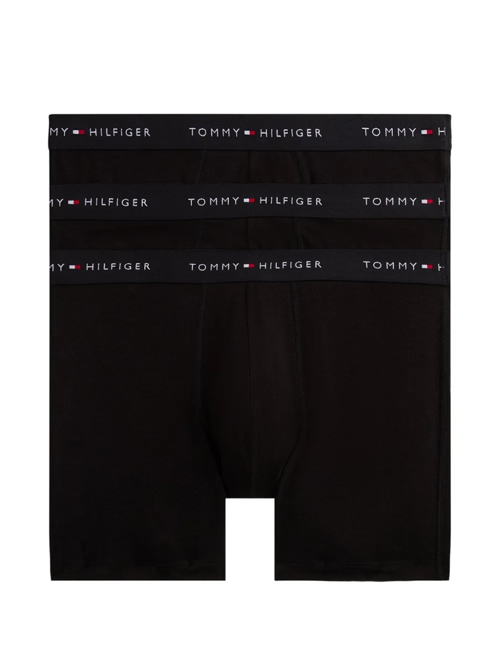Tommy Hilfiger logo-waistband boxers (pack of three) - Nero