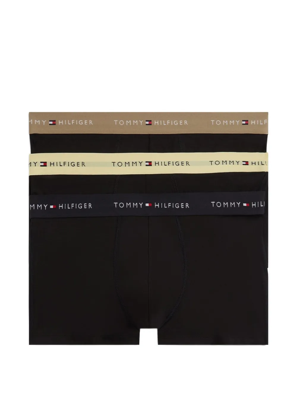 Tommy Hilfiger logo-waistband boxers (pack of three) - Nero