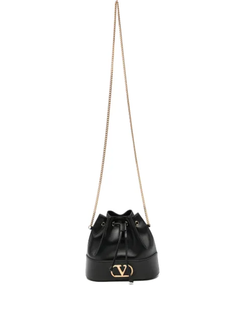 Valentino Garavani mini Vlogo Signature bucket bag in nappa leather
