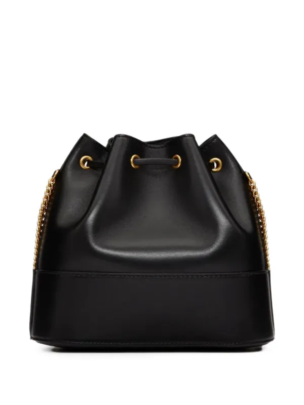 Valentino Garavani Vロゴ シグネチャー ナッパレザーバケットバッグ