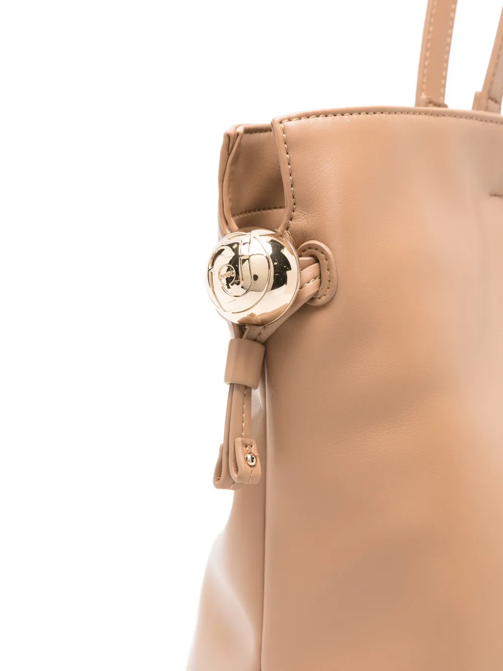 LIU JO Shopper met logo Beige