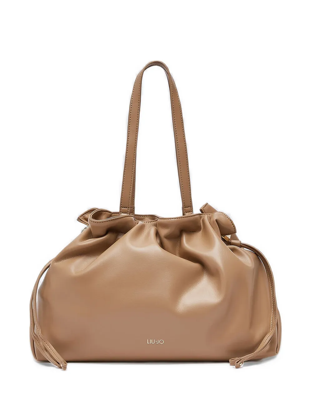 LIU JO Shopper met logo Beige