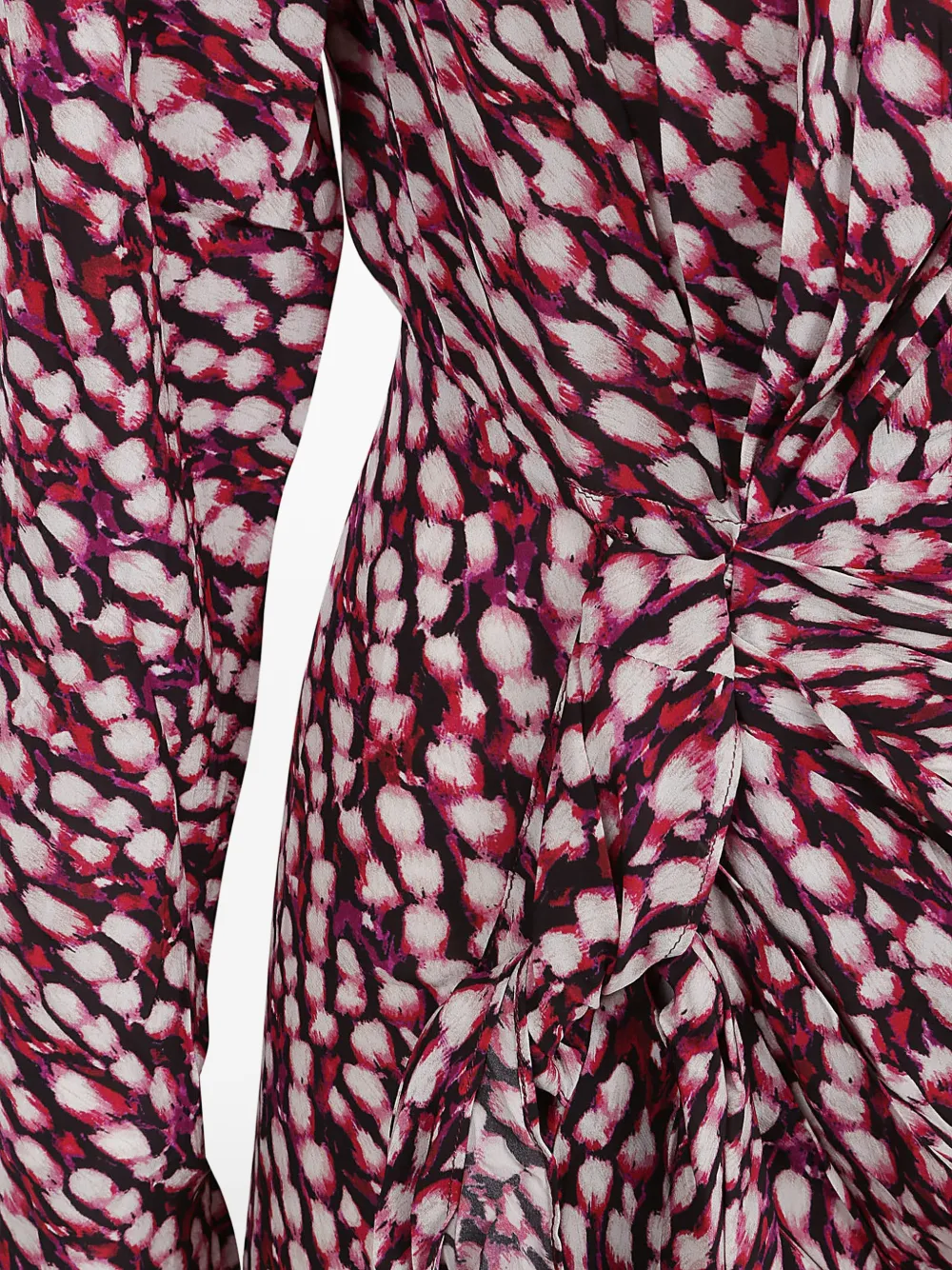 ISABEL MARANT Étoile mini-jurk met geknoopt detail Rood