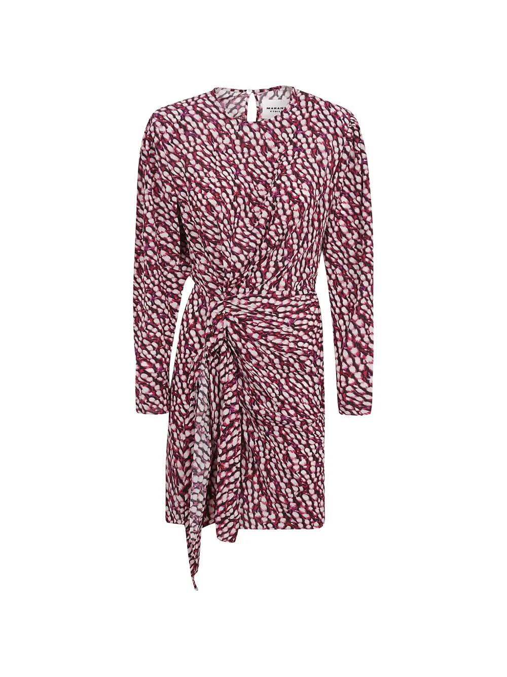 ISABEL MARANT Étoile knot-detail mini dress - Rosso