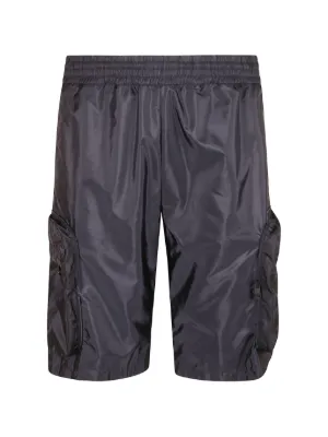 Rick Owens DRKSHDW Rick's Bela Cotton Shorts | Blue | FARFETCH