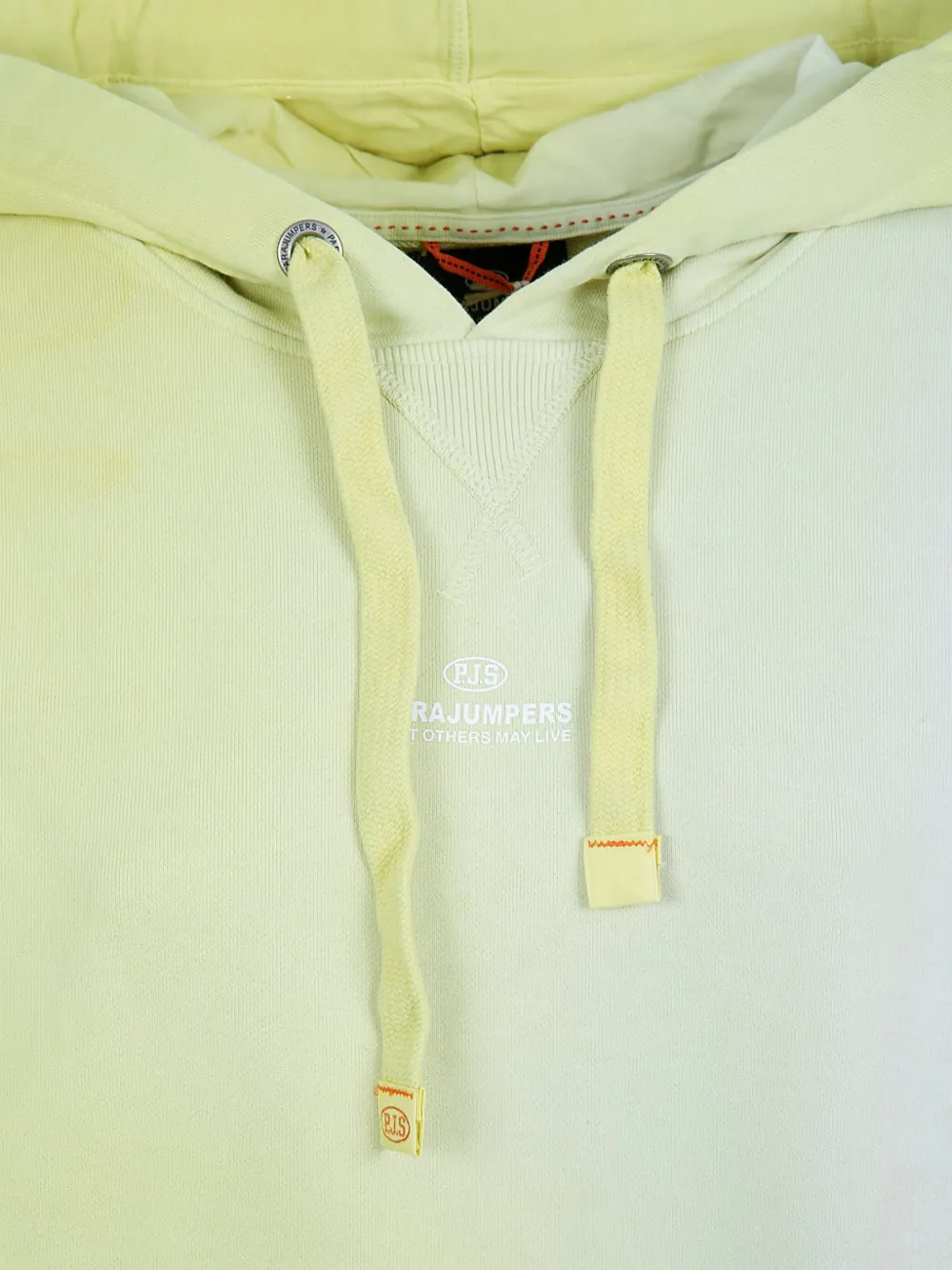  Parajumpers Logo-patch Cotton Hoodie - Yellow 