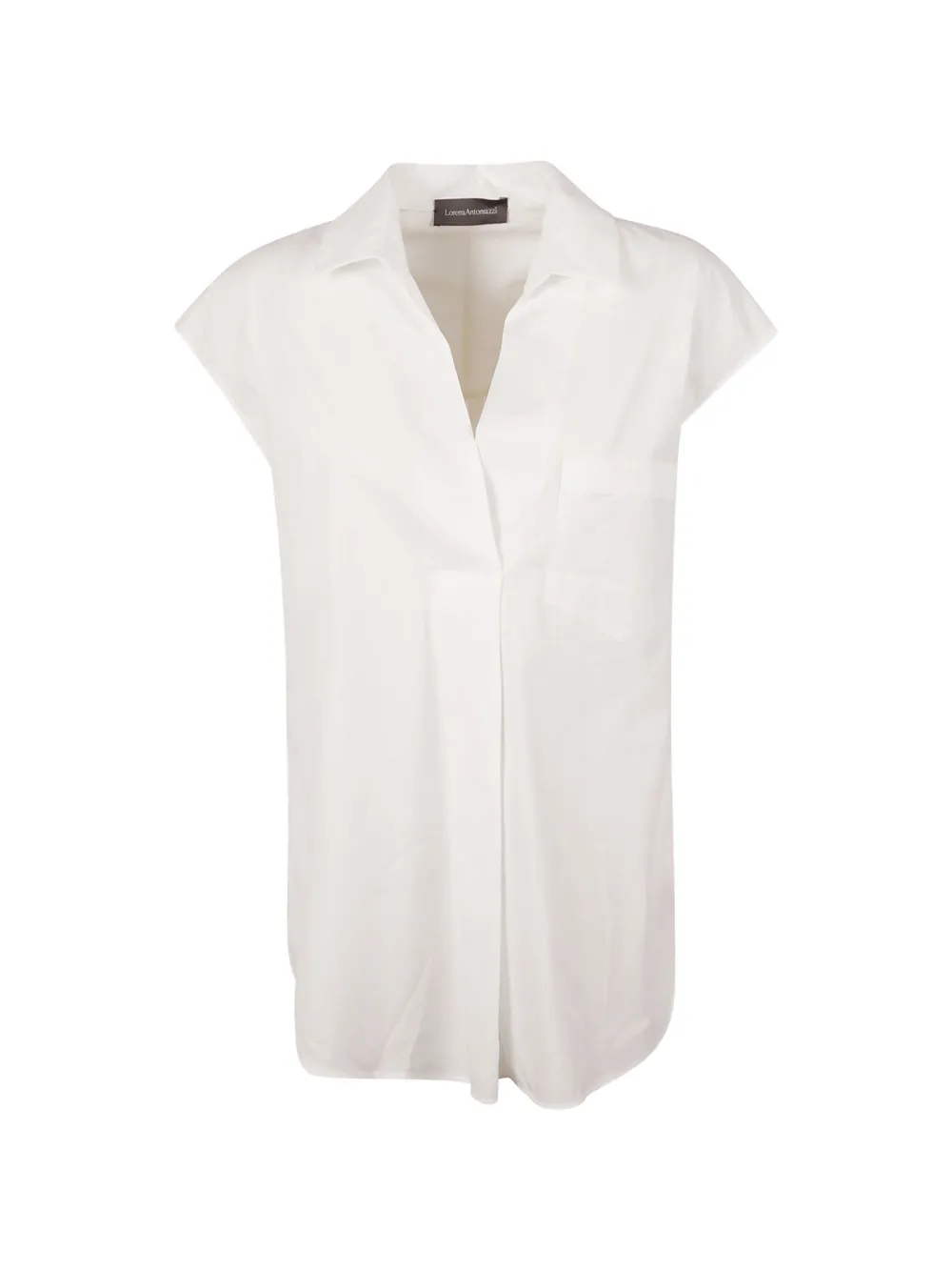 Lorena Antoniazzi pocket-detail cotton shirt - Toni neutri