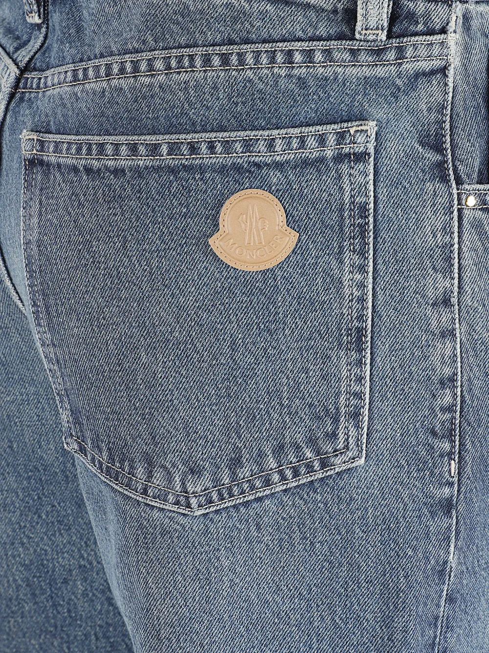 Moncler ファイブポケット デニムパンツ | ブルー | FARFETCH JP