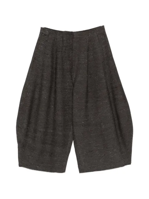 Boboutic pleated cropped trousers