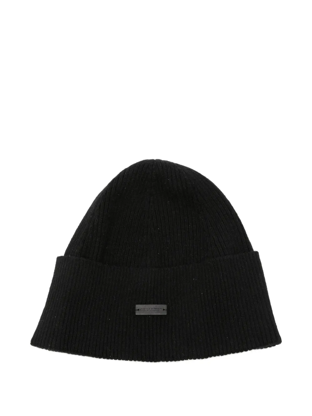 Saint Laurent Pre-Owned cashmere beanie hat - Schwarz