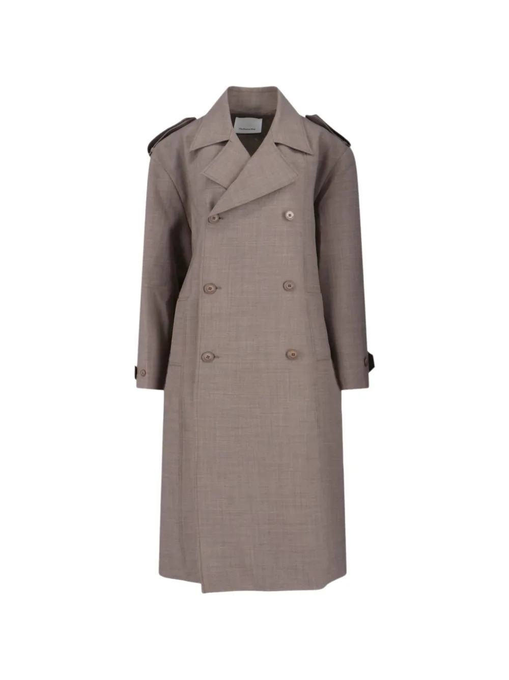 The Frankie Shop Bleecker belted trench coat - Toni neutri