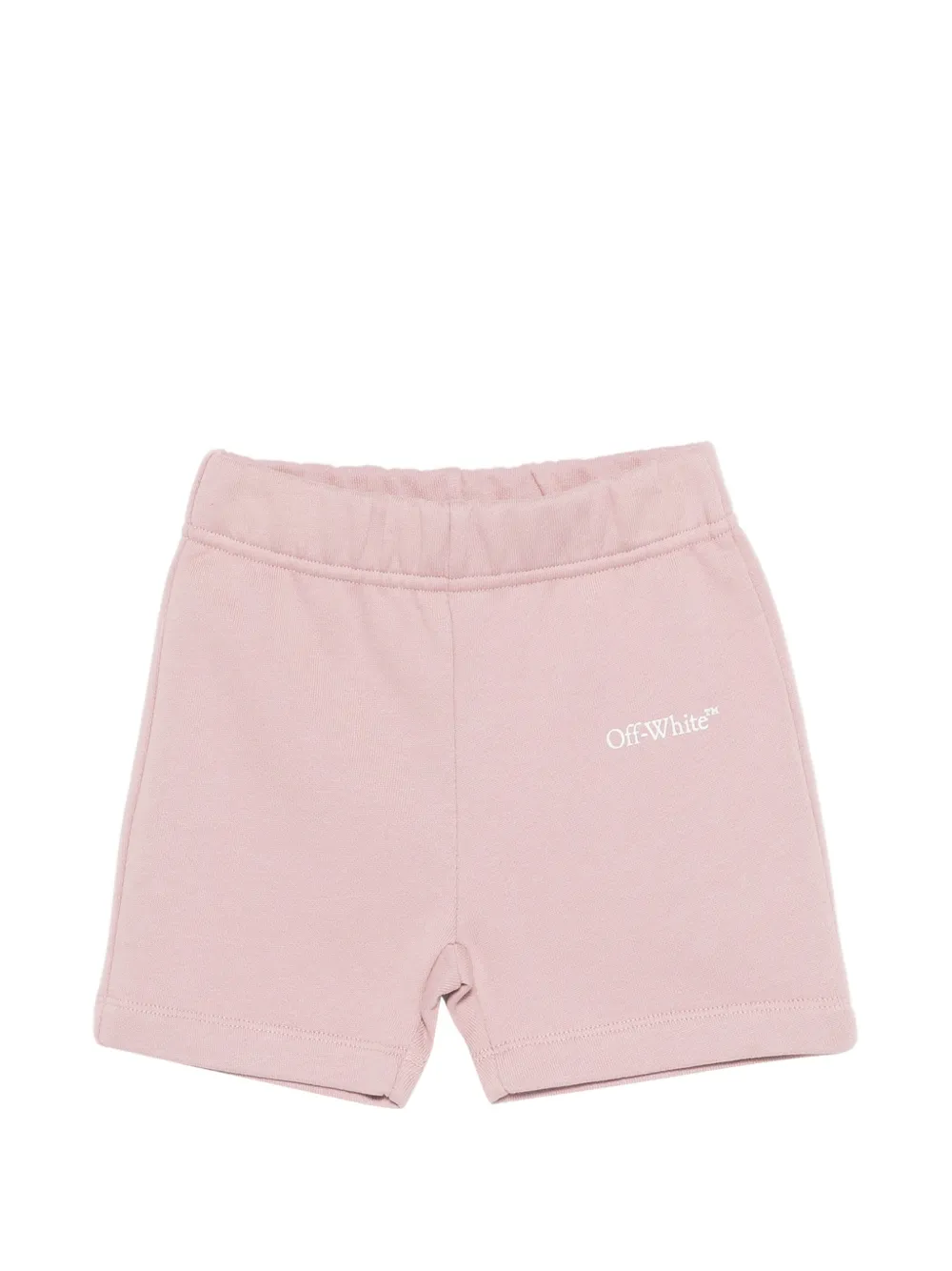 Off-White Kids logo shorts - Rosa