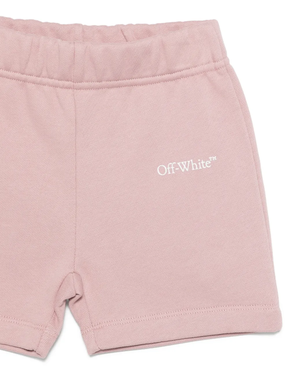 Off-White Kids Shorts met logo Roze