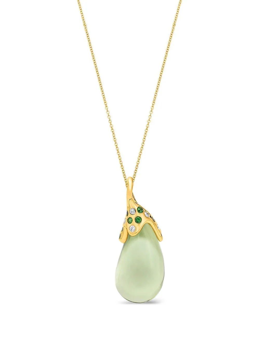 EDINA KISS drop-pendant necklace - Oro