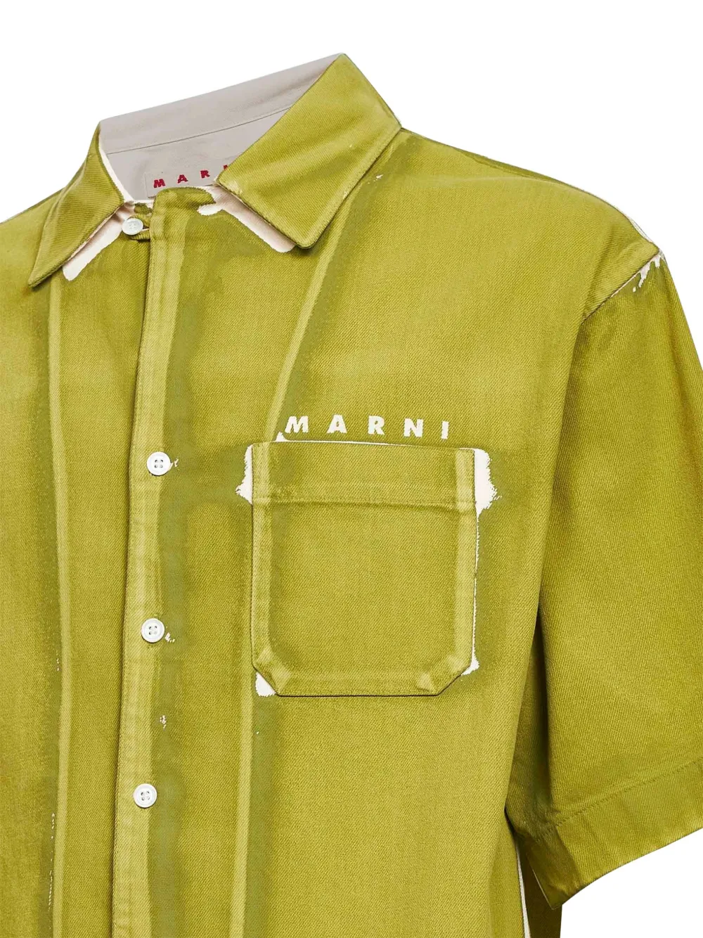 logo patch-pocket shirt