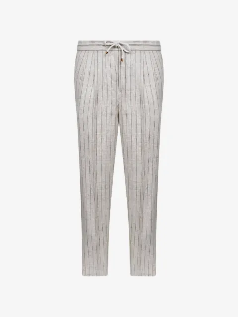 Brunello Cucinelli drawstring pleated trousers