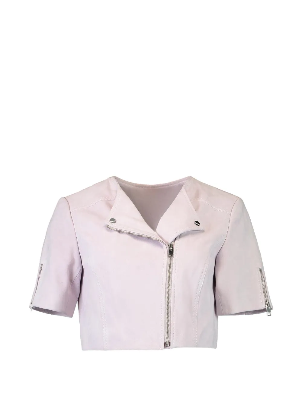 LAMARQUE zip cropped jacket - Viola