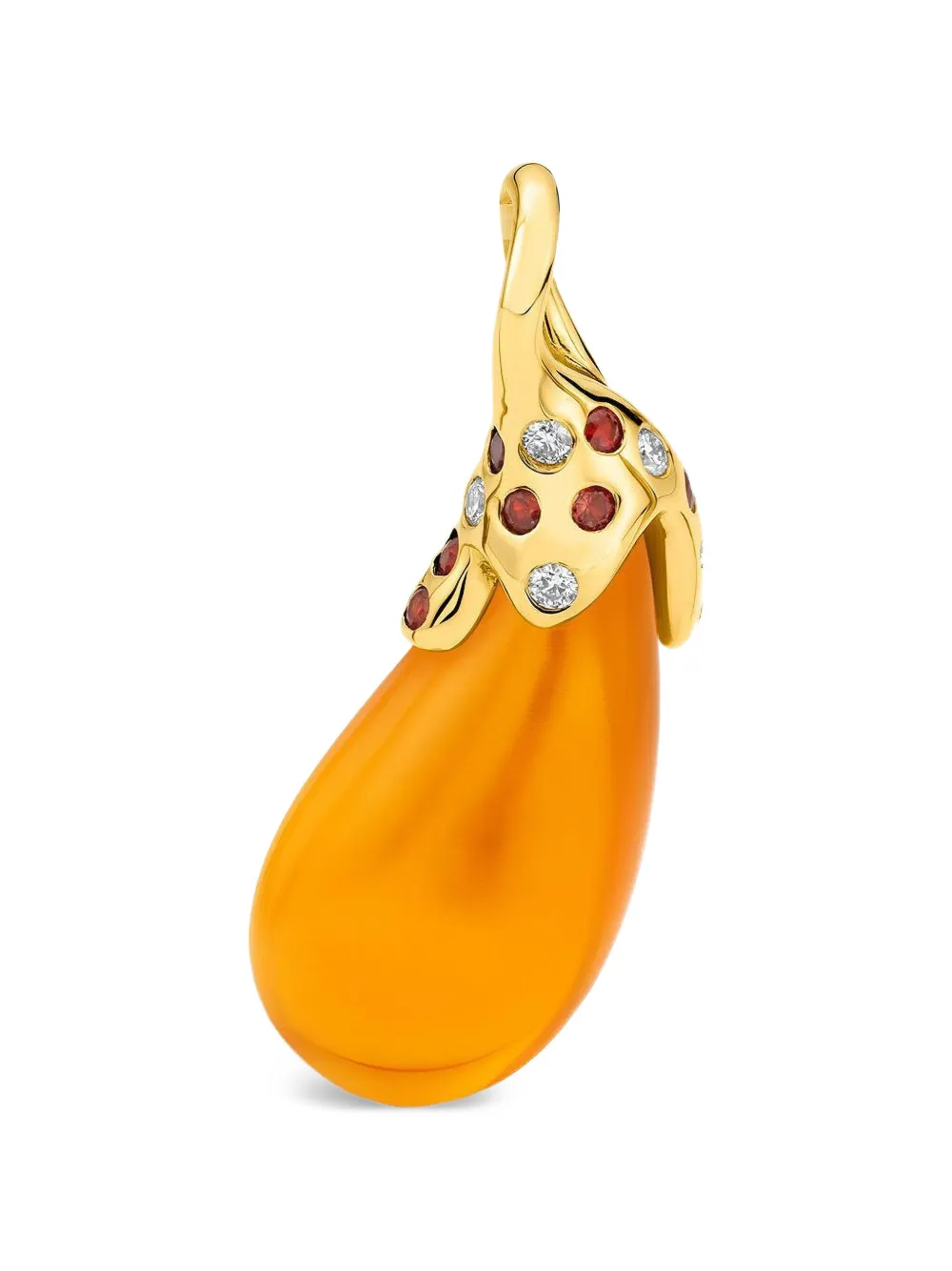 EDINA KISS opal-drop-pendant necklace - Gold