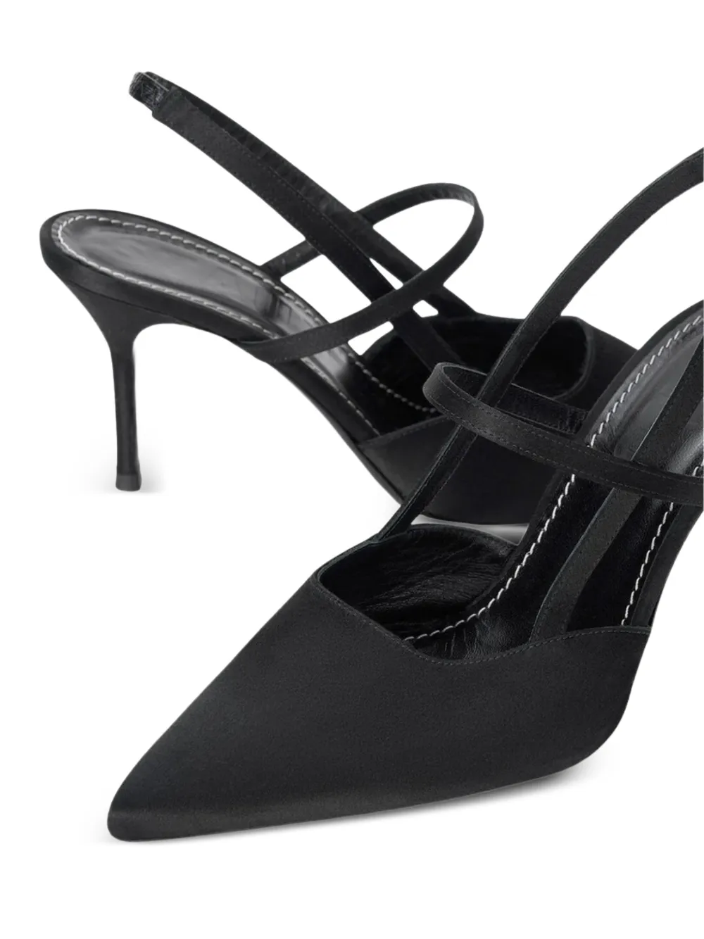 STAUD Sebastian slingback pumps Zwart
