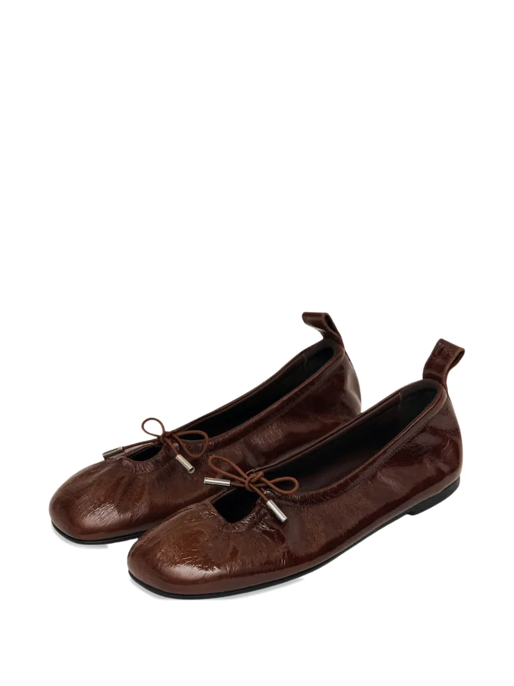 ALOHAS Rosalind leather ballet flats Bruin
