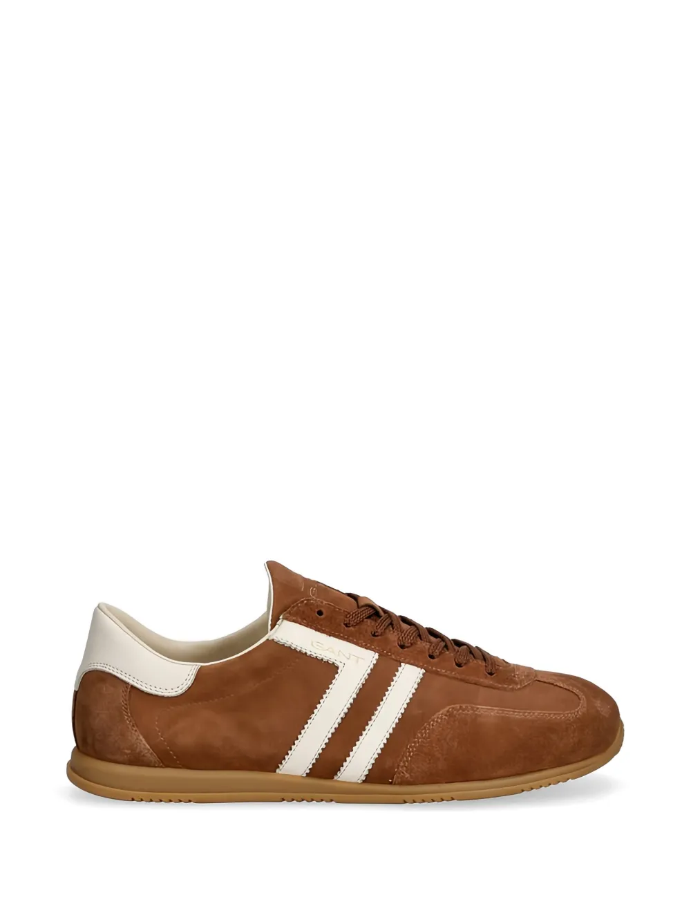 Gant stripe suede sneakers - Marrone