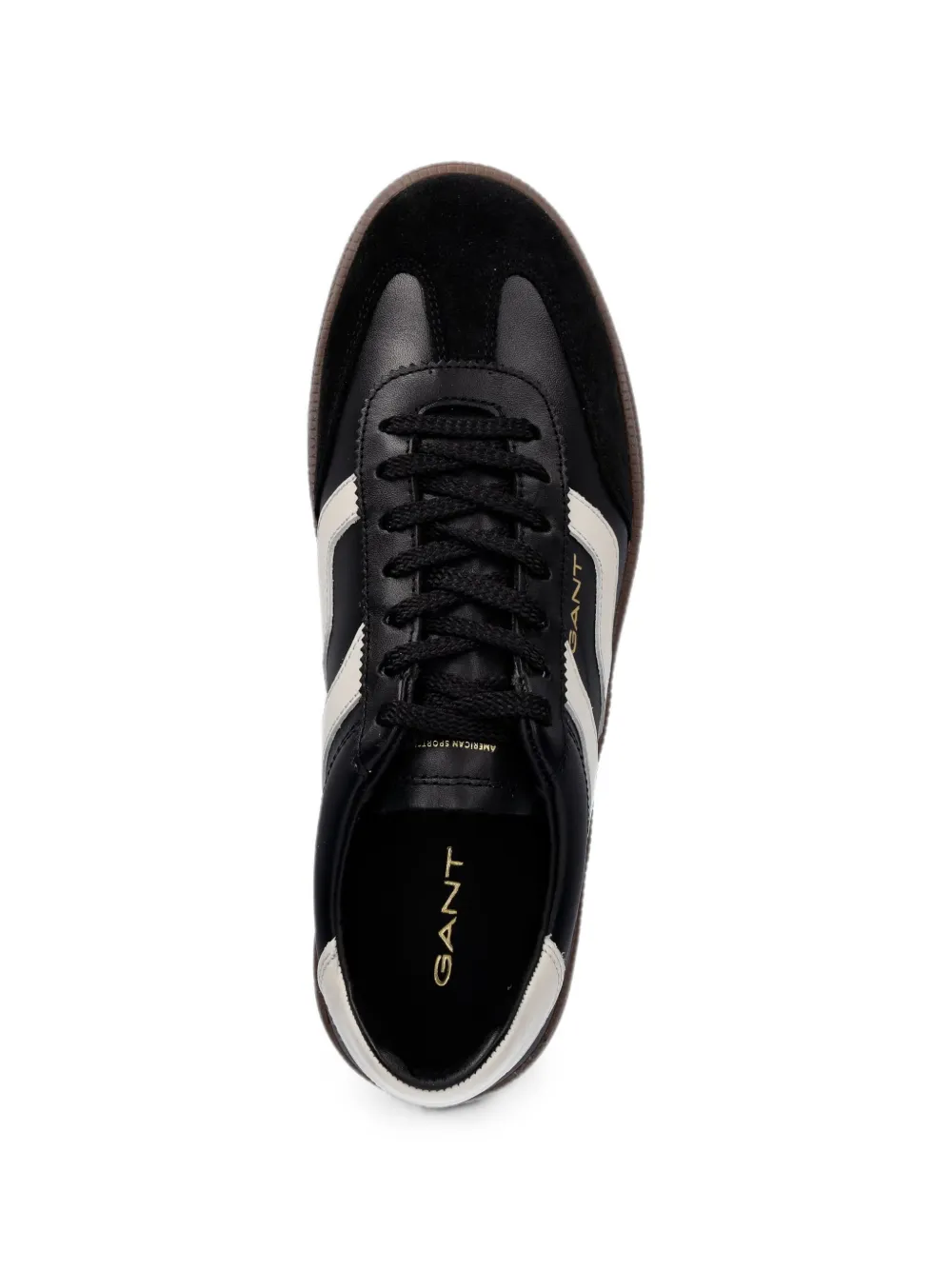 Gant Cuzmo logo-print panelled sneakers Zwart