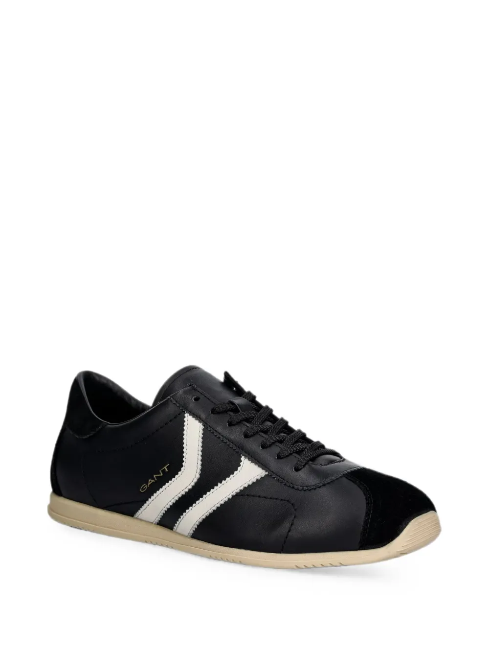 Gant Spearclub logo-print panelled sneakers Zwart