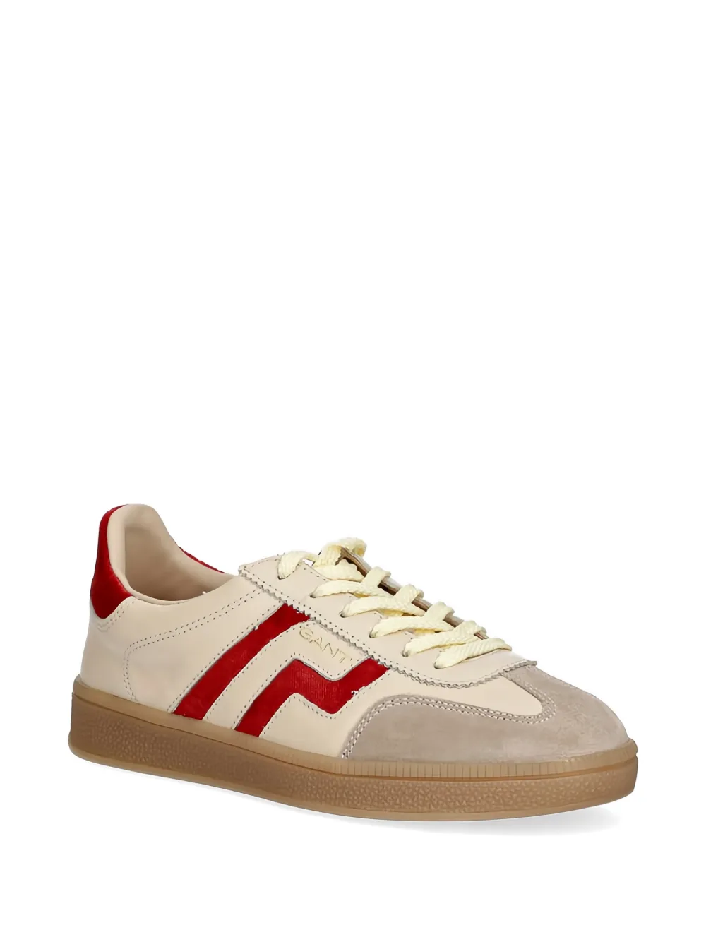 Gant Cuzima sneakers met streepdetail Beige