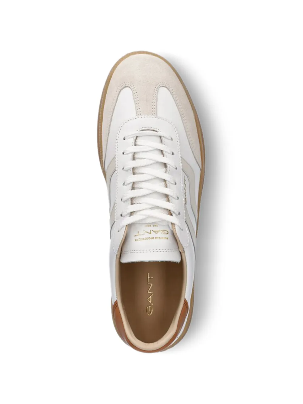 Gant Cuzmo suède sneakers Wit