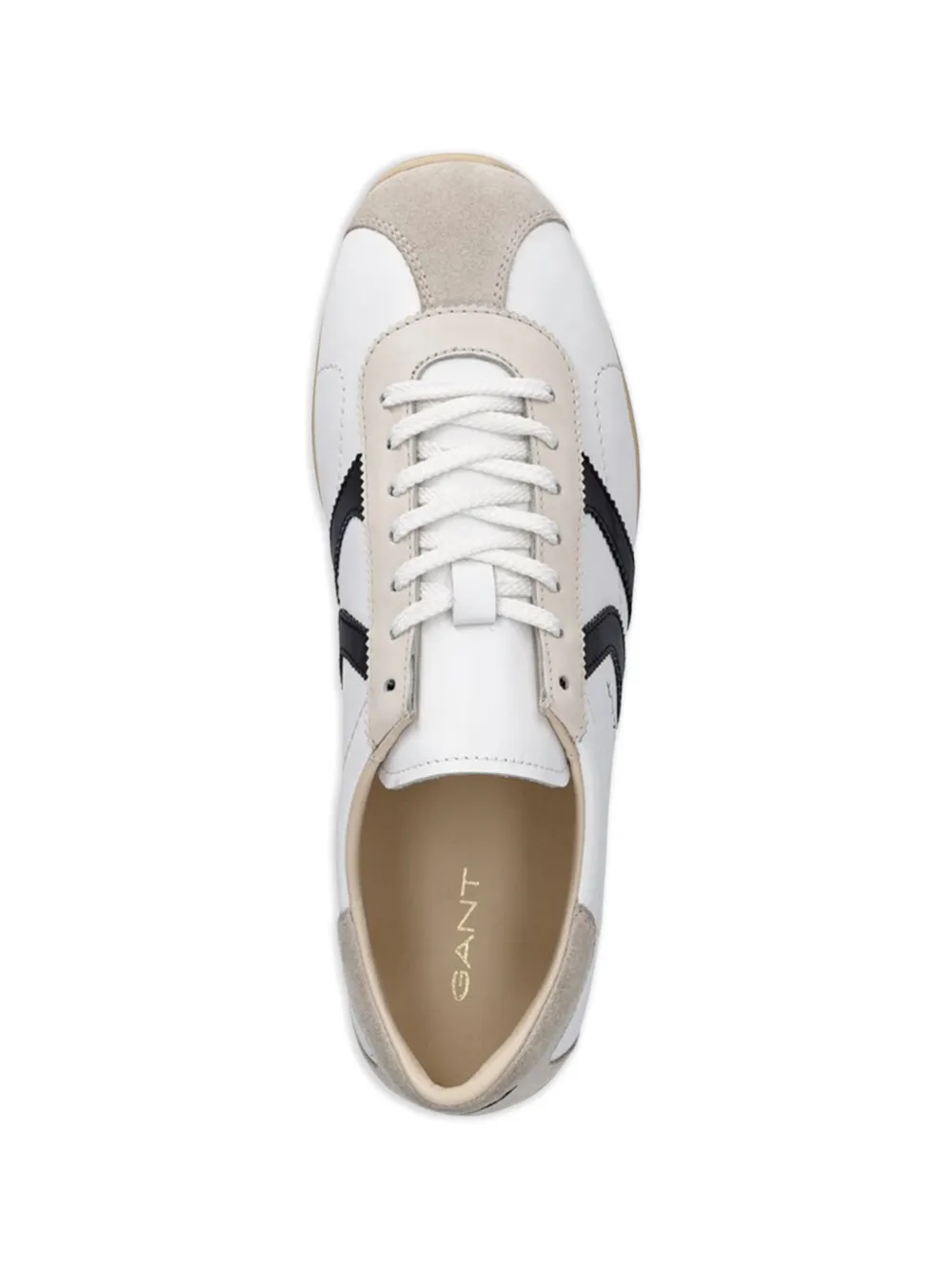 Gant Spearclub lace-up leather sneakers Wit