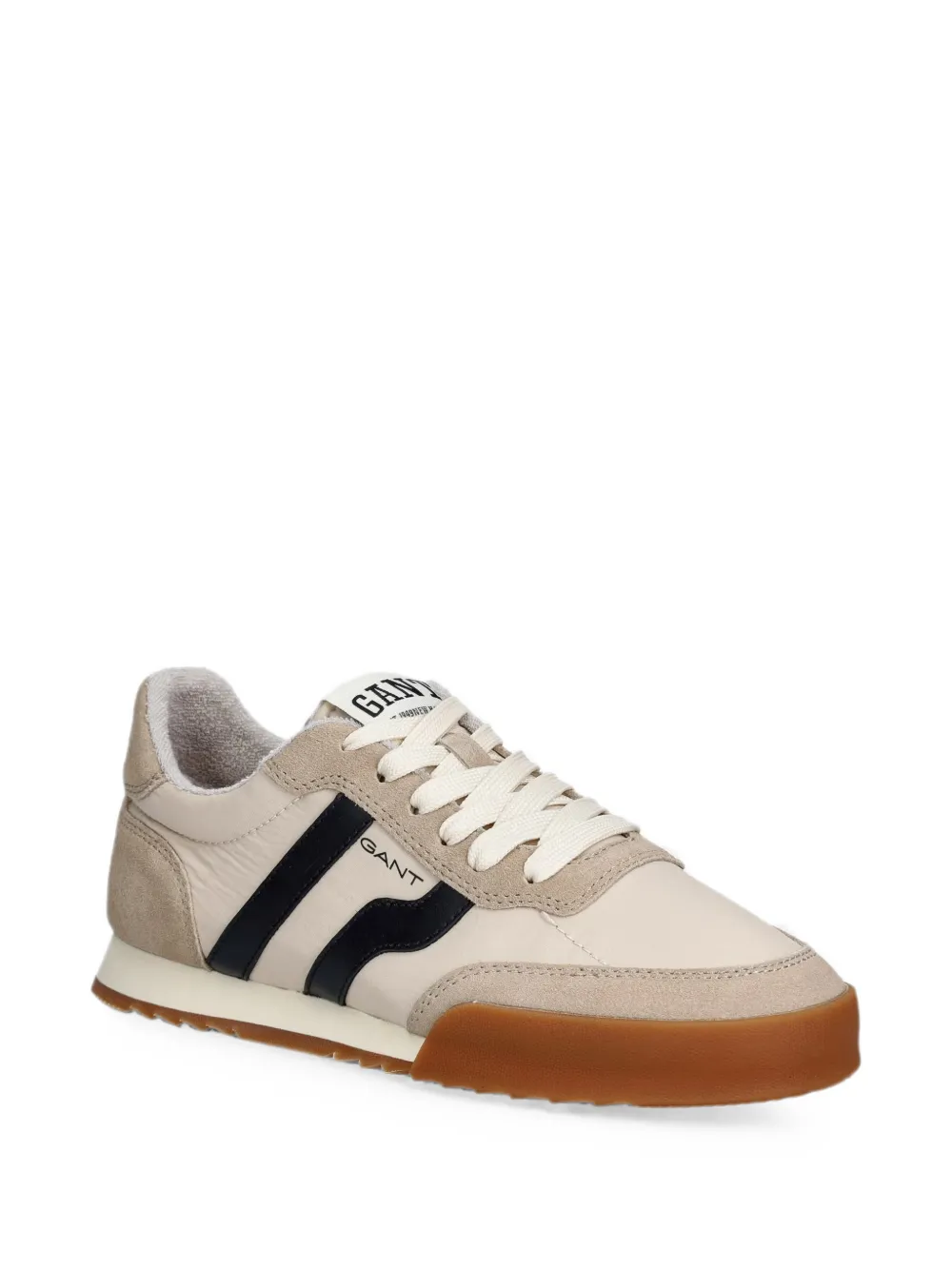 Gant Baylle logo-print panelled sneakers Beige