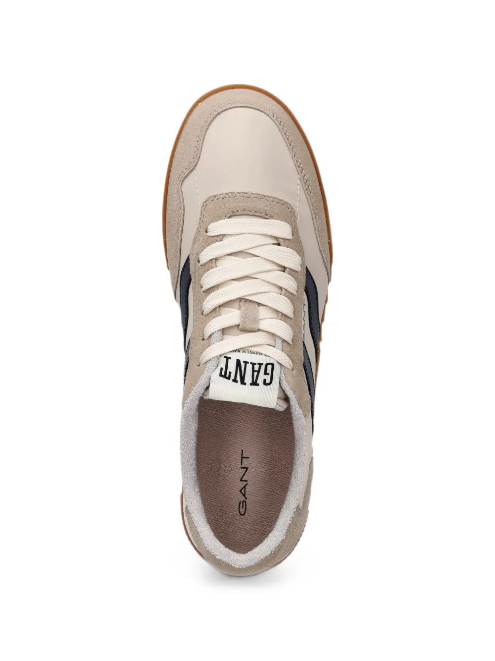Gant Baylle logo-print panelled sneakers Beige