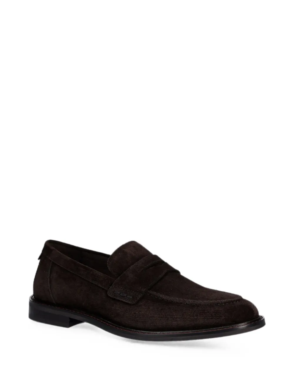 Gant Lozham suede penny loafers Bruin