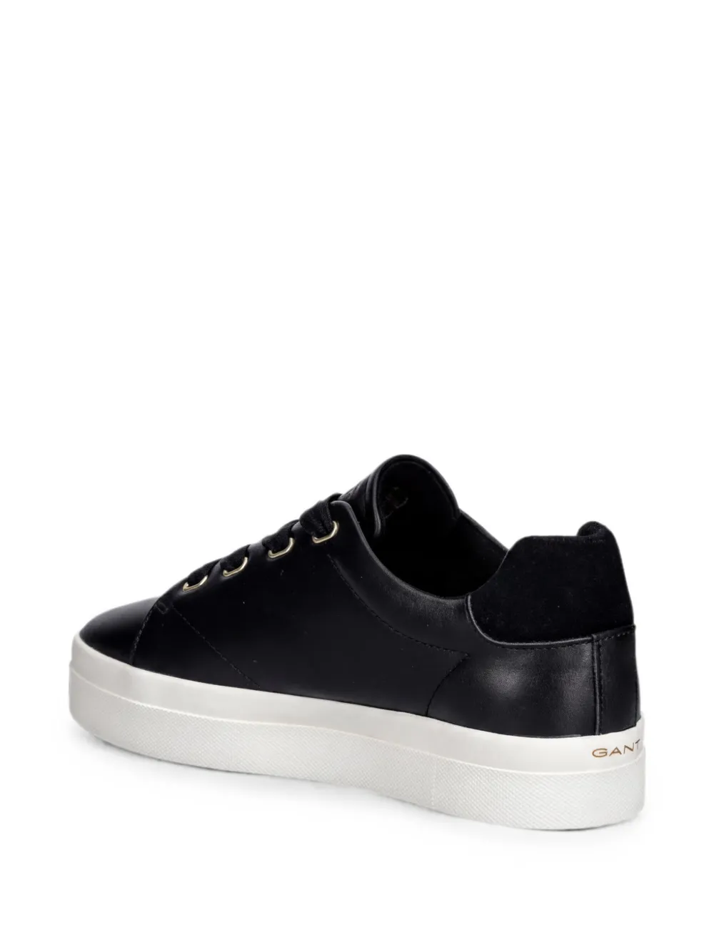 Gant Avona leren sneakers Zwart
