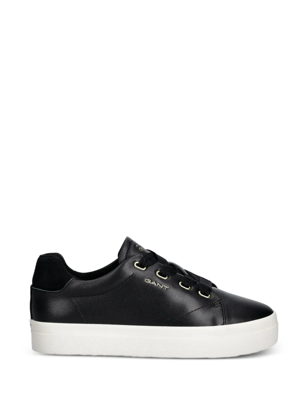 Gant Avona leren sneakers Zwart