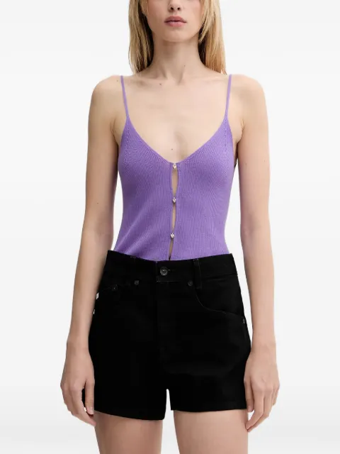 FROM FUTURE cut-out V-neck top