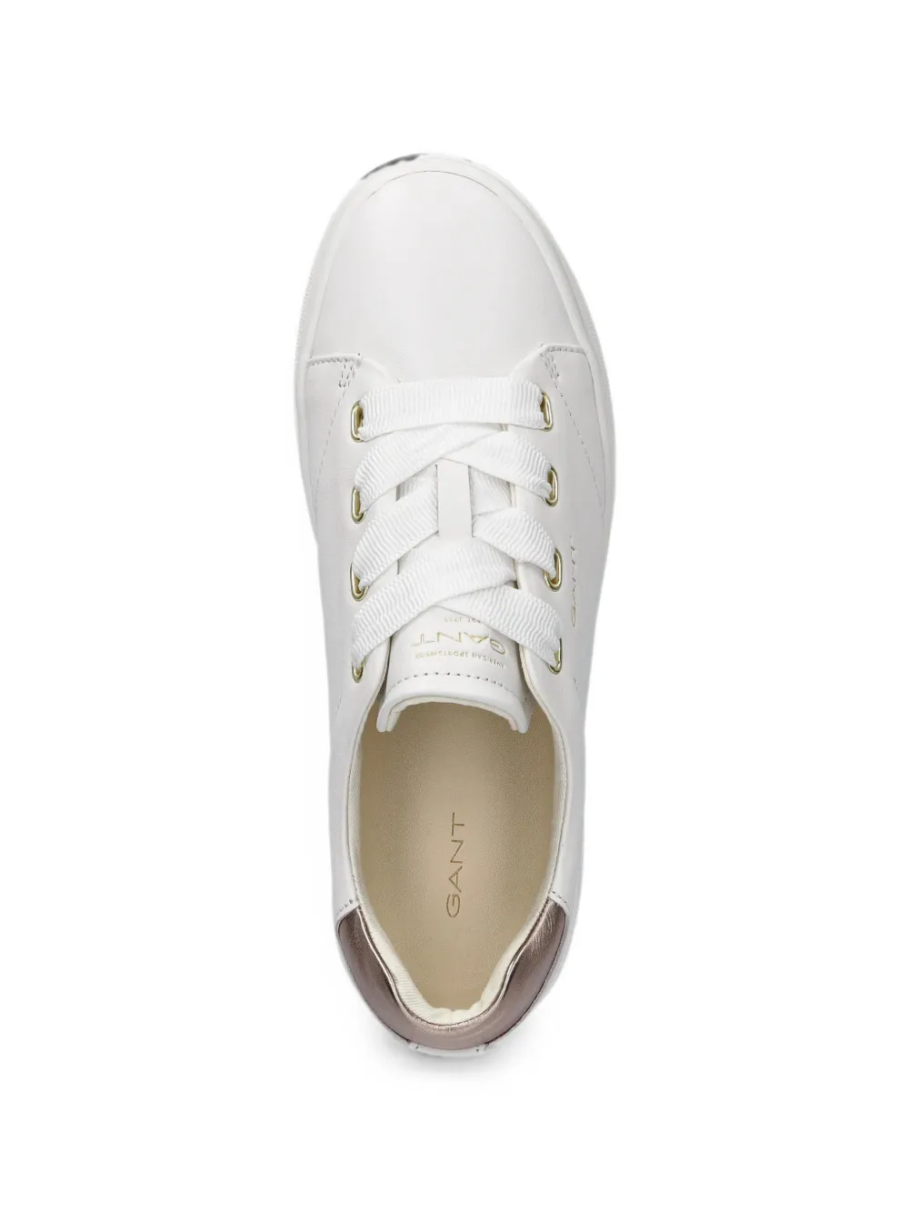 Gant Avona logo-print lace-up sneakers Wit