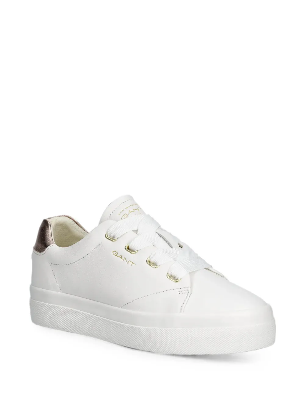 Gant Avona logo-print lace-up sneakers Wit
