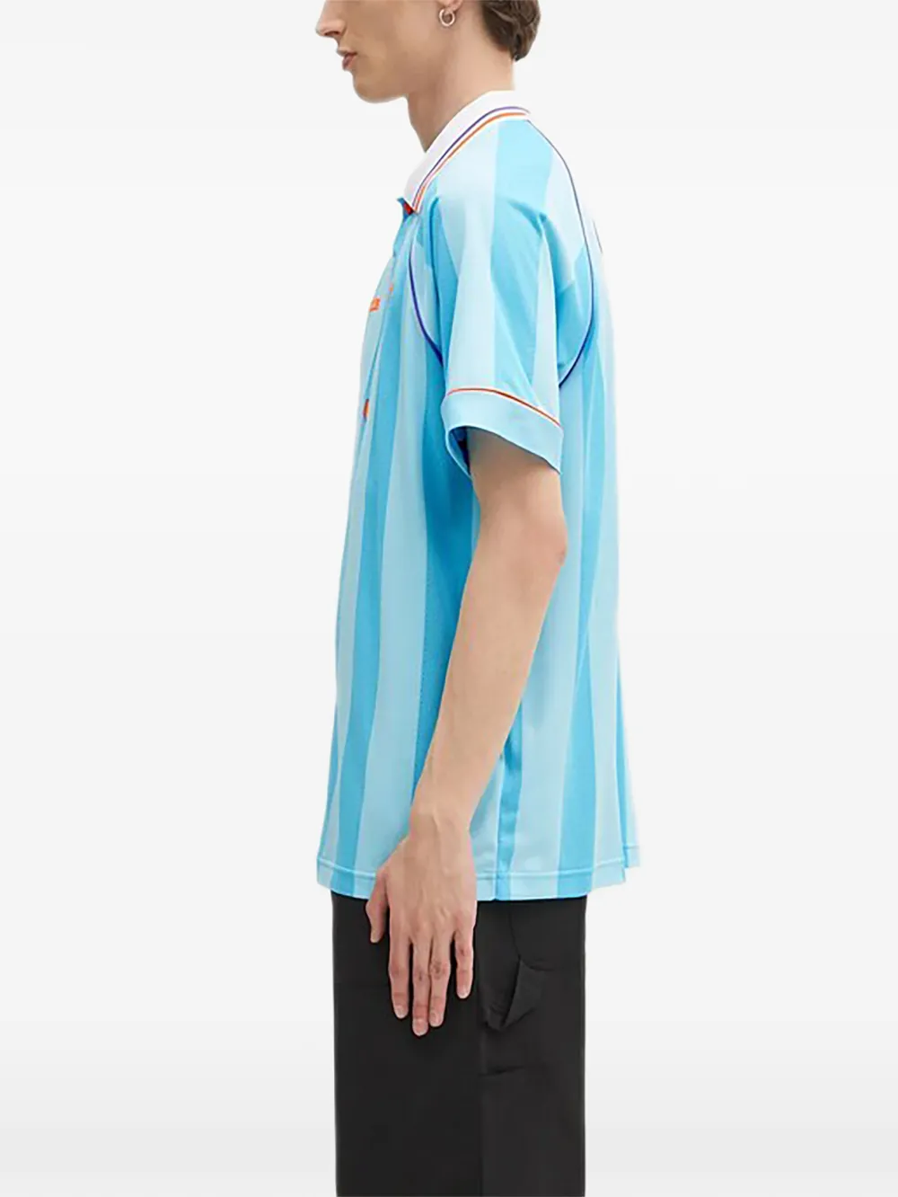 adidas Gestreept poloshirt Blauw