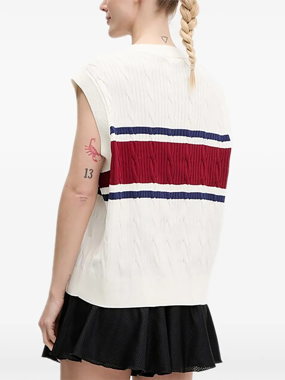  Adidas Jersey A Rayas - Neutro 