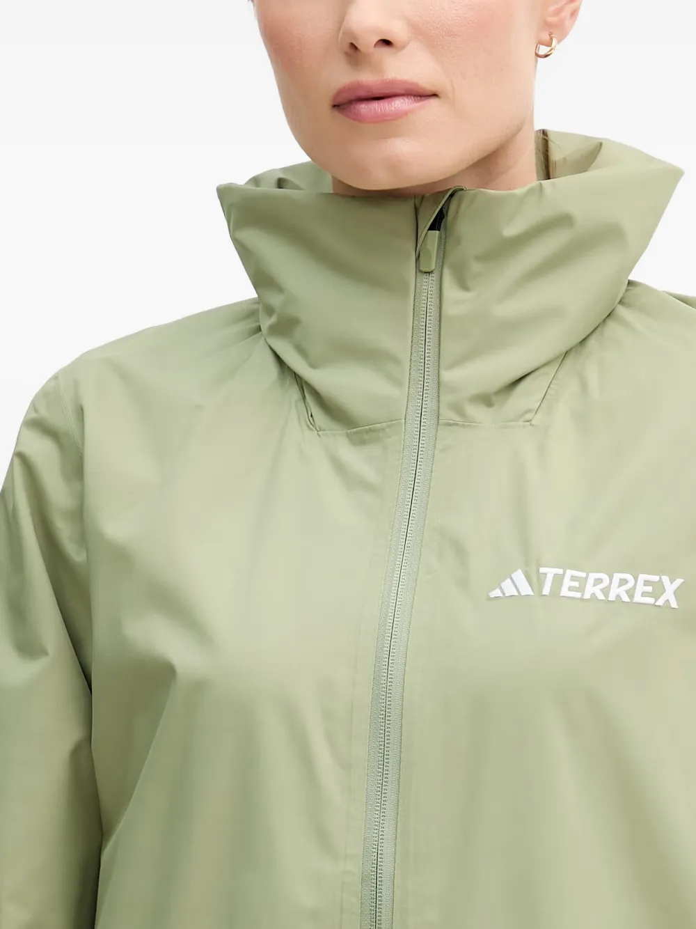 adidas Multi Essentials waterproof jacket Groen