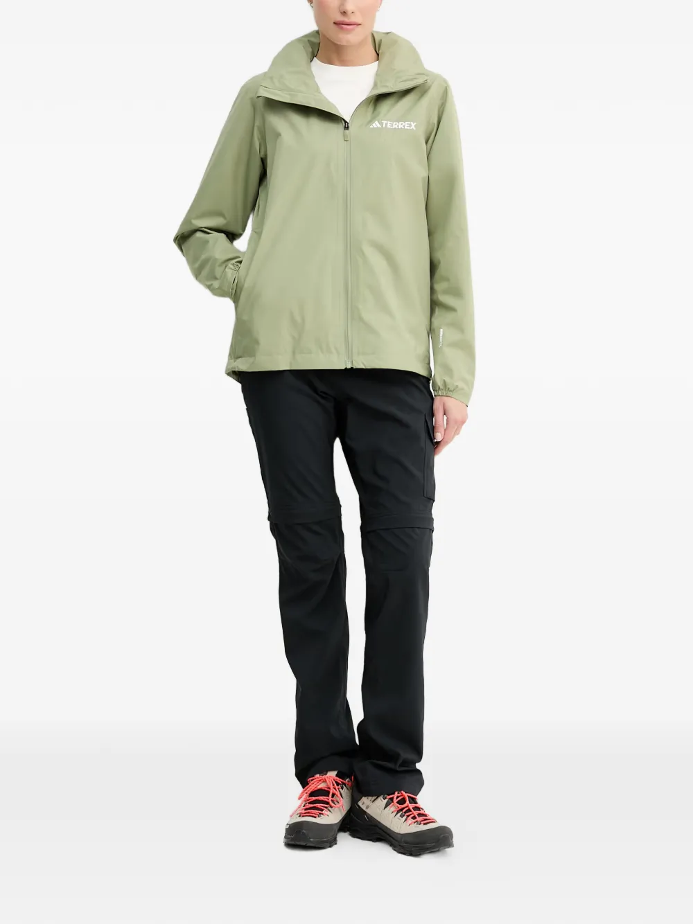 adidas Multi Essentials waterproof jacket Groen