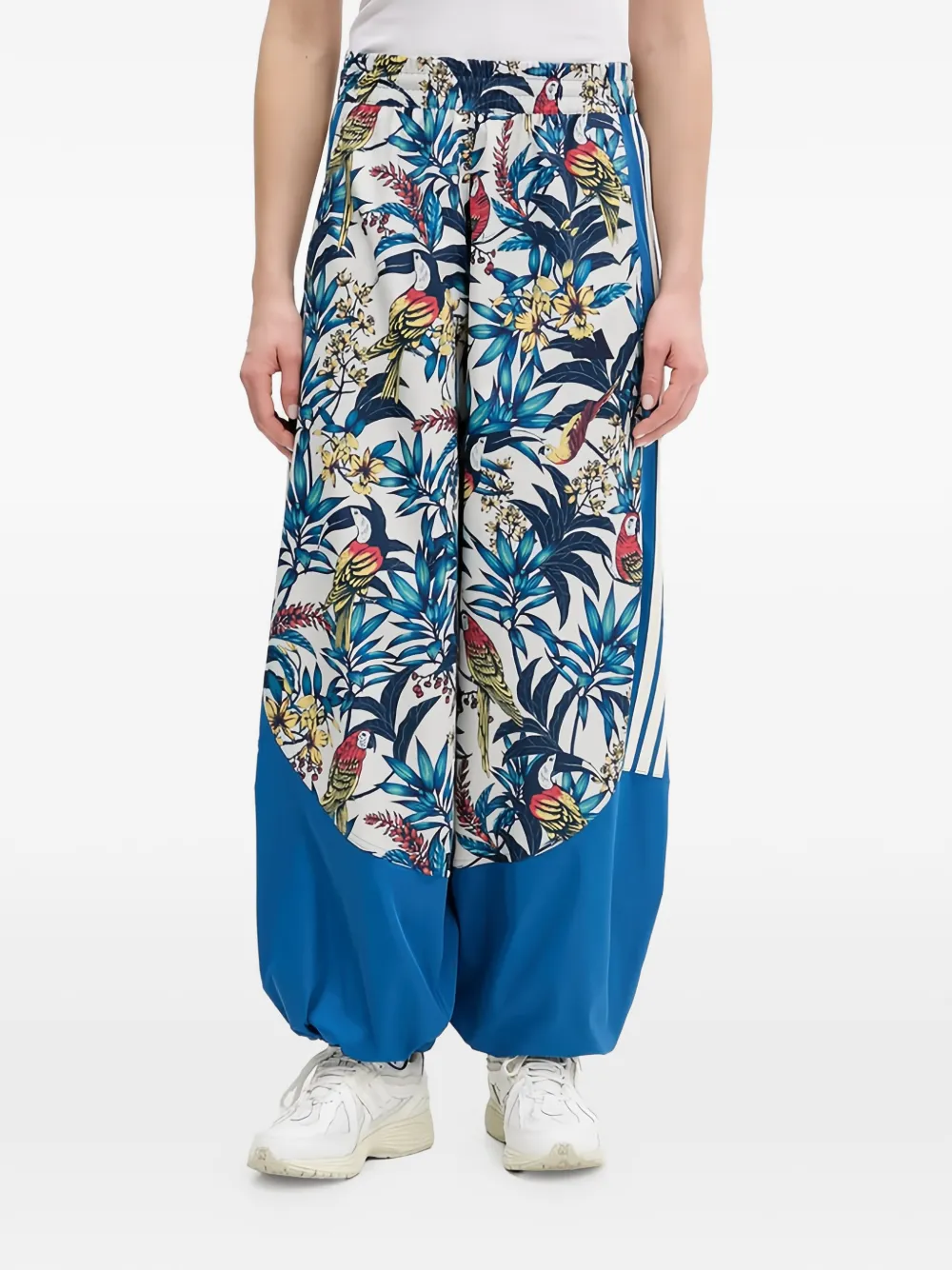 adidas x Farm Rio floral-print track pants - Bianco