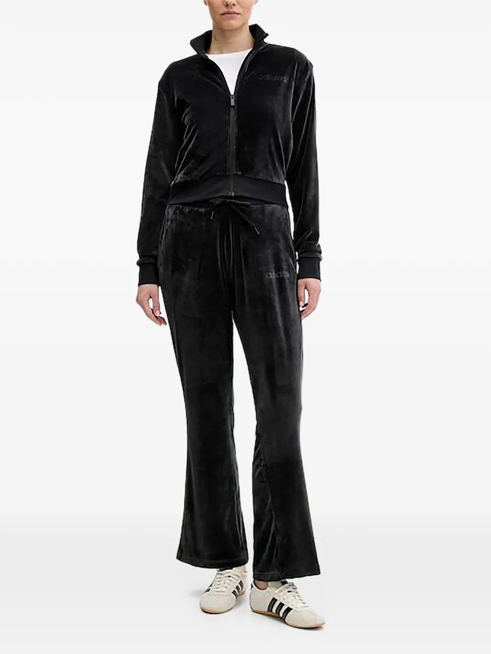 adidas zip-up tracksuit - Nero