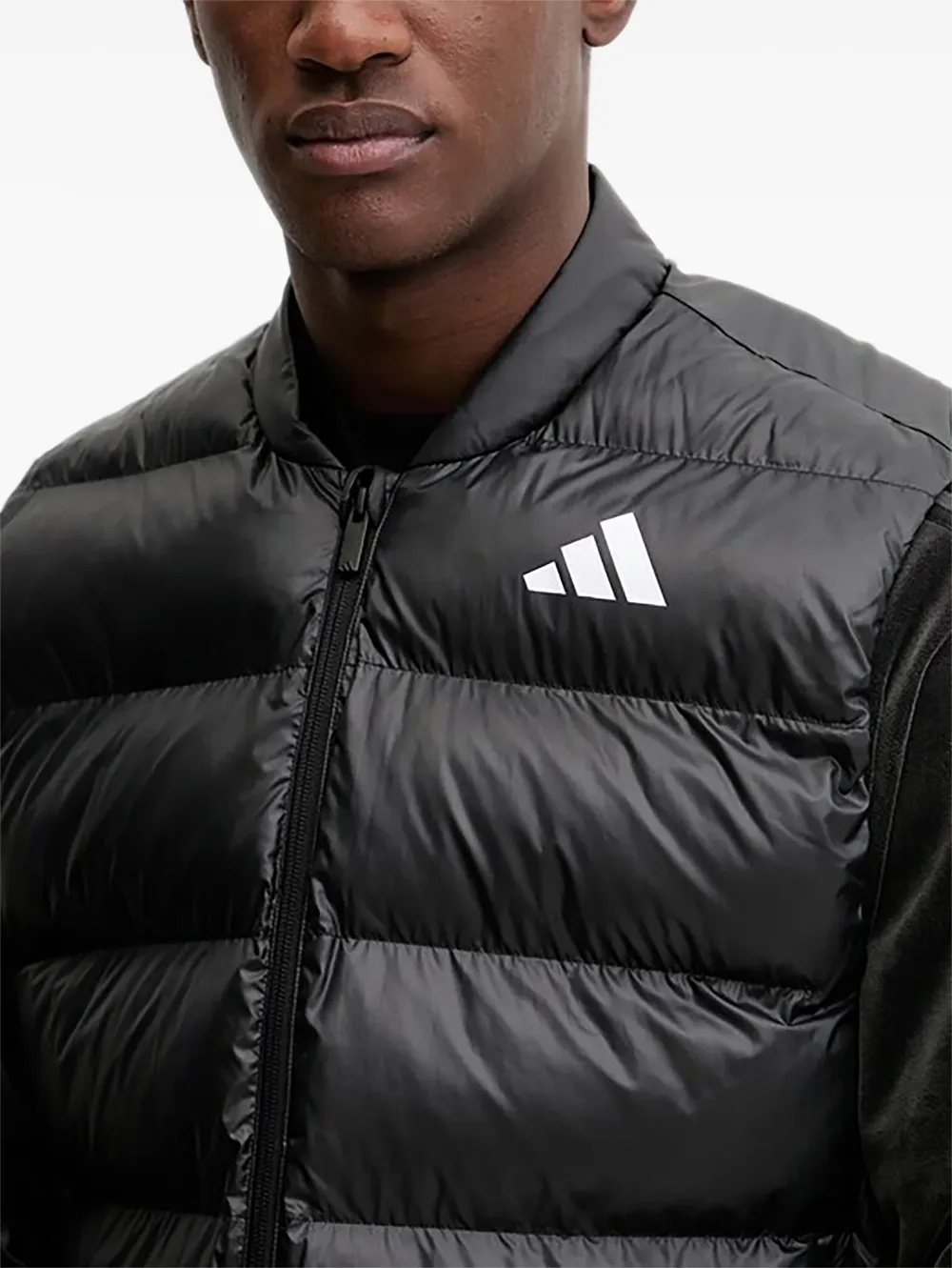 adidas Jack met rits en logo Zwart